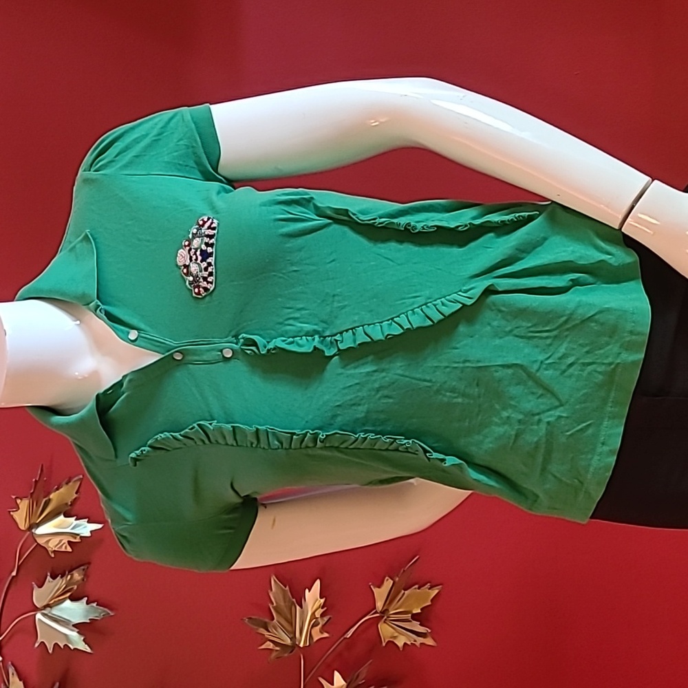 Fornarina Designer Polo Top Tshirt with Collar Short Sleeve